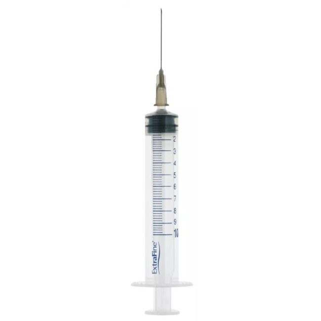 Siringa Extrafine Ipodermica 10 Ml Ago 12 Gauge 22