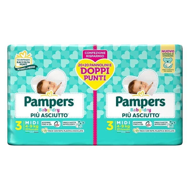 PAMPERS BD DUO DOWNCOUNT M 40P