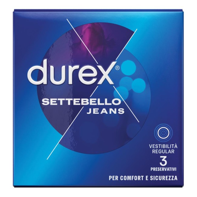 Profilattico Durex Settebello Jeans 3 Pezzi