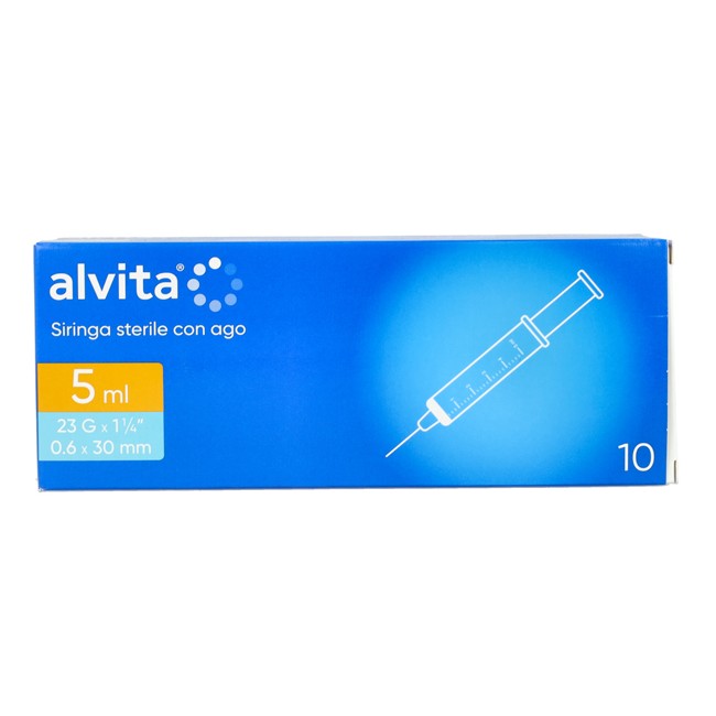 ALVITA SIRINGHE 5ML G23 10PZ