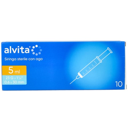 ALVITA SIRINGHE 5ML G23 10PZ