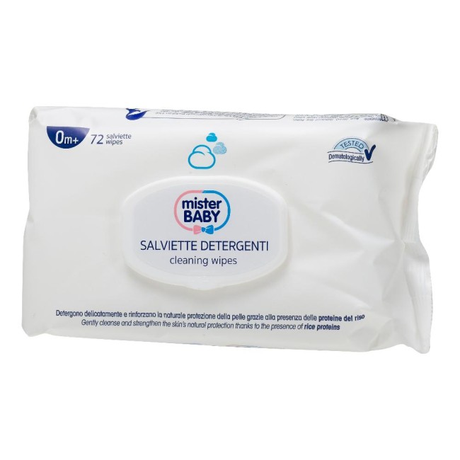 MISTER BABY SALVIETTE DET 72PZ