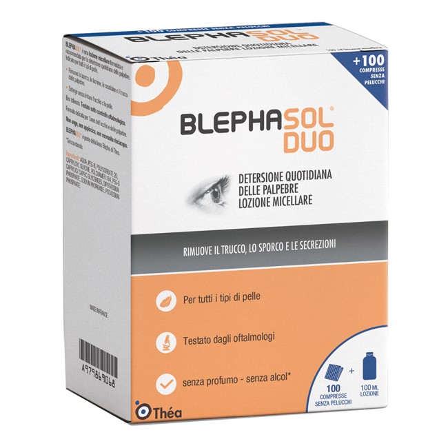 BLEPHASOL DUO 100ML+100 GARZE