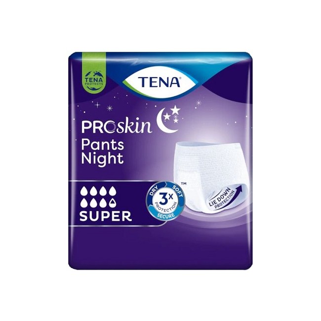 TENA PANTS NIGHT M 10PZ