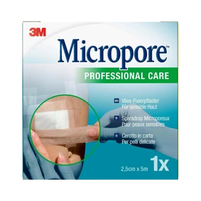 3M MICROPORE SURG T M5X25MM DI
