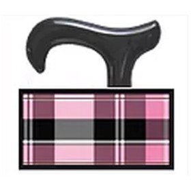 BASTONE DERBY TARTAN ROSA