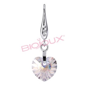 BJT989 ORECCHINI CRYSTAL HEART