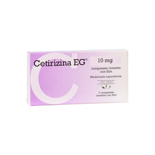 CETIRIZINA EG*7CPR RIV 10MG