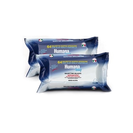 HUMANA BABY SALV DELICATE 64X2