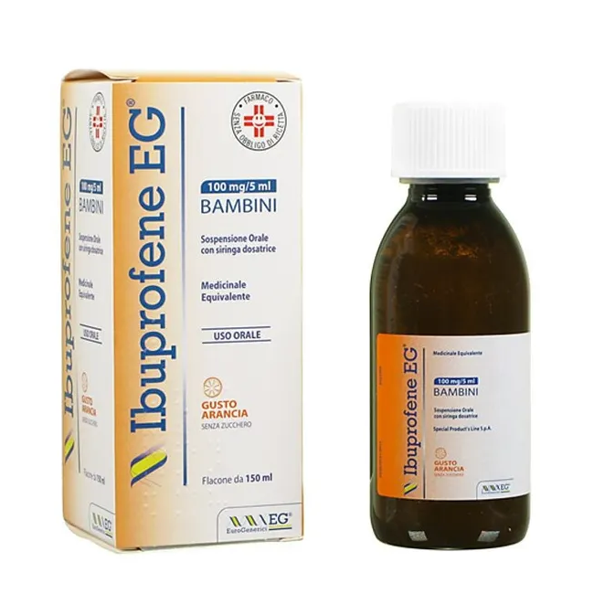 IBUPROFENE EG*BB 150ML ARANCIA
