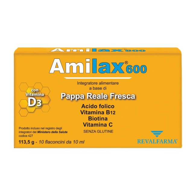 AMILAX 600 10FL 10ML