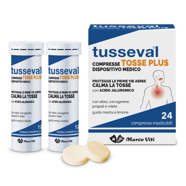 Tusseval Tosse Plus 24 Compresse Tusseval Tosse Plus 24 Compresse