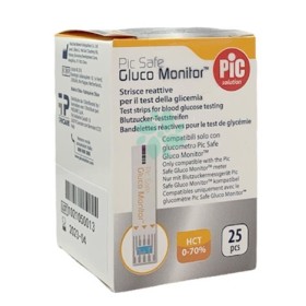 PIC STRISCE GLUCO MONITOR 25PZ