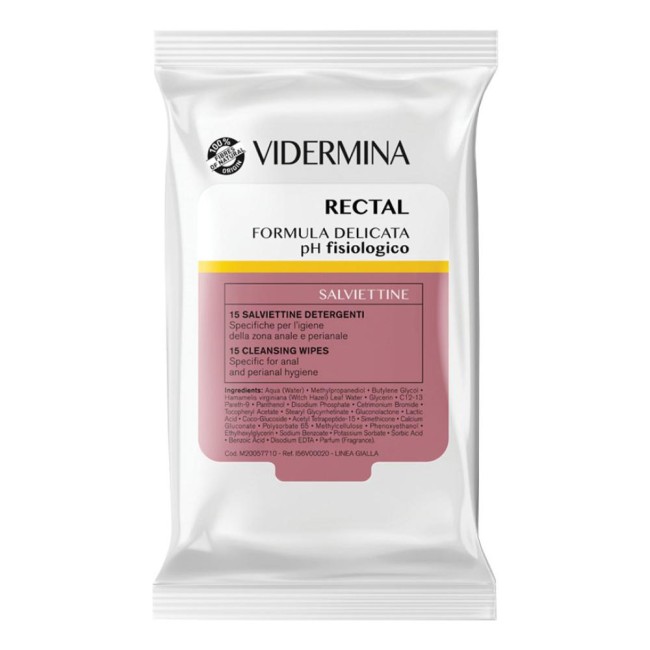 VIDERMINA RECTAL SALVIETTE15PZ