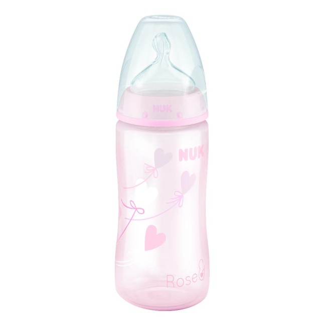 NUK BIB R&B PP300MLROSE SI0-6M