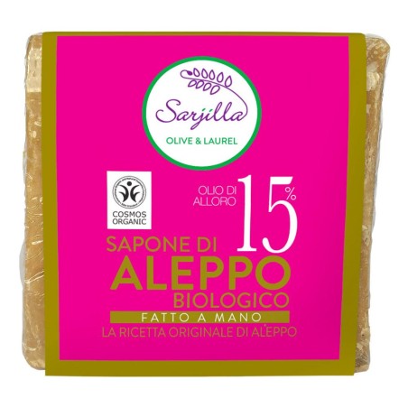 SAPONE ALEPPO 15% CUBO 200G