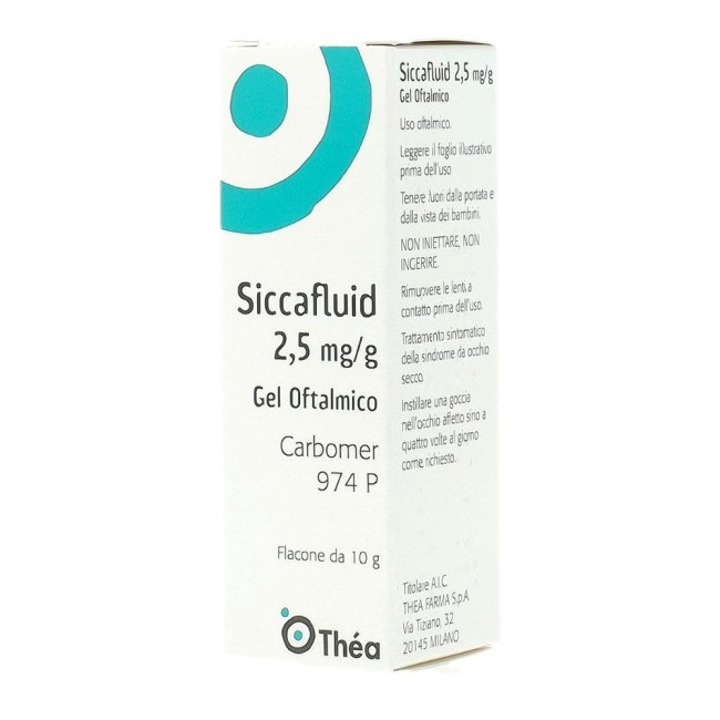 SICCAFLUID*GEL OFT 10G 2,5MG/G