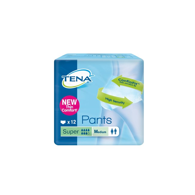 TENA PANTS SUPER M NEW 12PZ