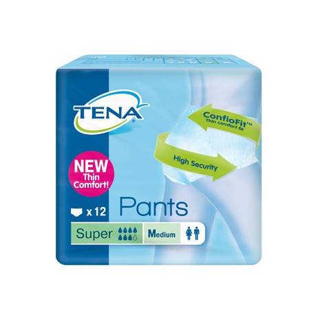 TENA PANTS SUPER M NEW 12PZ