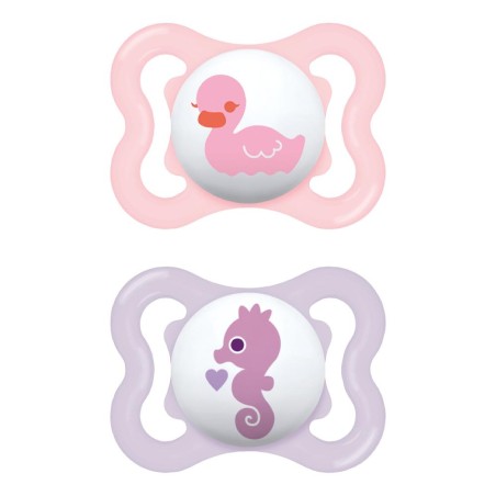 Mam Air Succhietto 2-6 Mesi Silicone Femmina 2 Pezzi Mam Air Succhietto 2-6 Mesi Silicone Femmina 2 Pezzi