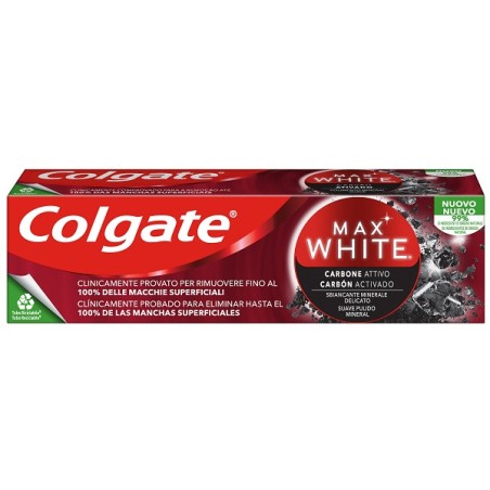 Colgate Max White Expert White Carbon Dentifricio 75 Ml