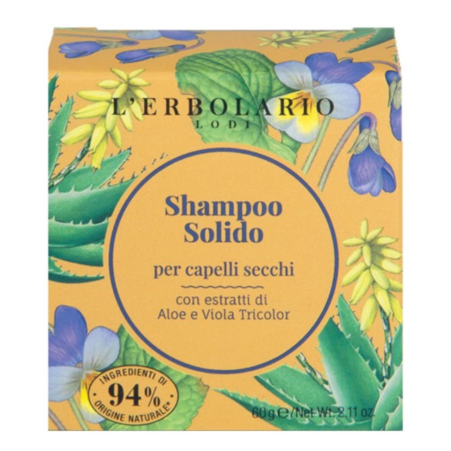 Shampoo Solido Capelli Secchi 60 G