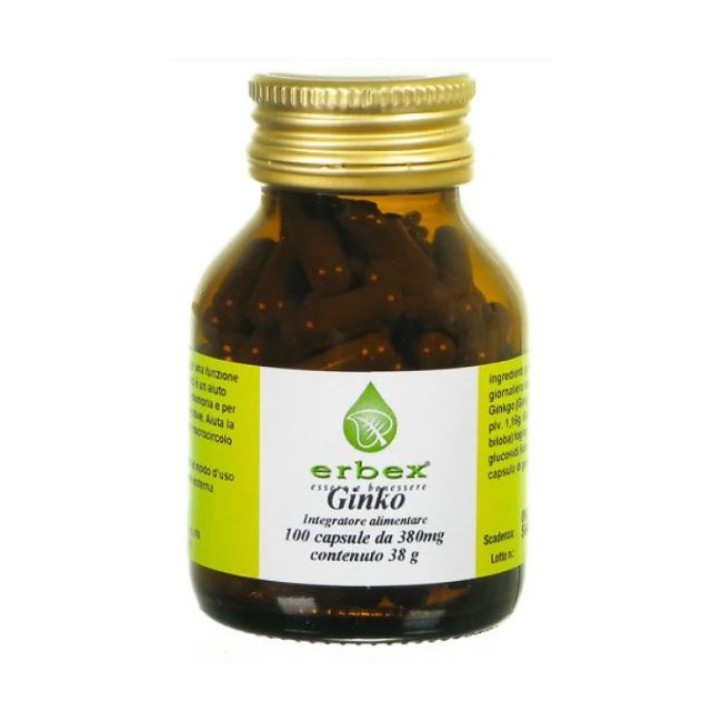 GINKGO BILOBA 100CPS 380MG