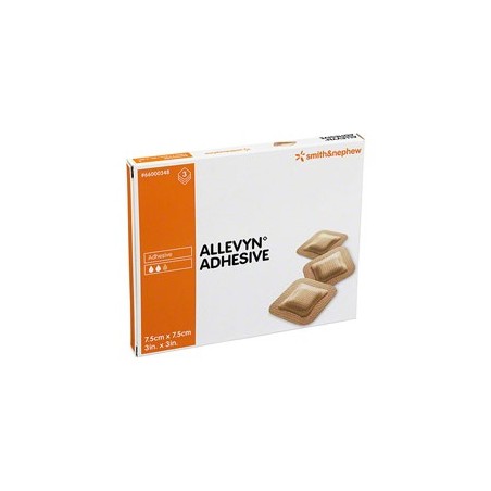 ALLEVYN ADHESIVE 7,5X7,5CM 3ME