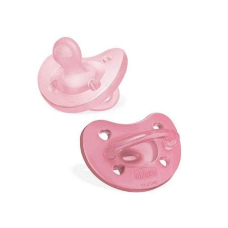 Chicco Gommotto Silicone Rosa 6-16 Mesi 2 Pezzi Chicco Gommotto Silicone Rosa 6-16 Mesi 2 Pezzi