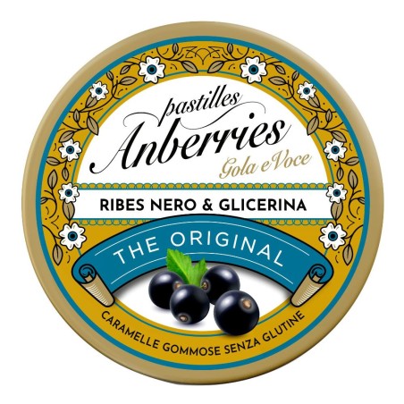 Anberries Classiche Ribes Nero Glicerina 50 G