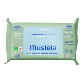 Mustela Salviette Compostabili Profumate 60 Pezzi