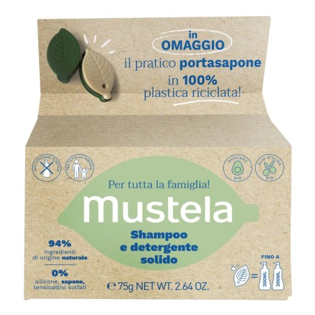 Mustela Shampoo Detergente Solido 75 G