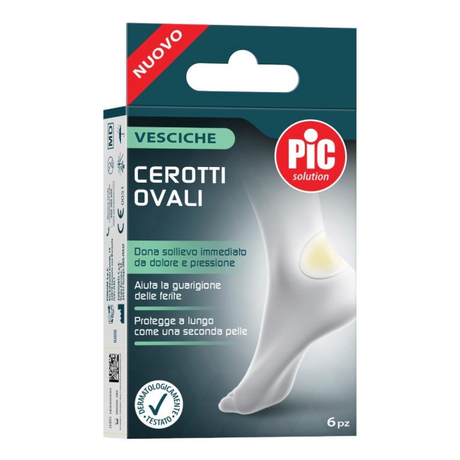 Cerotto Pic Vesciche Ovali 44x69 Mm 6 Pezzi