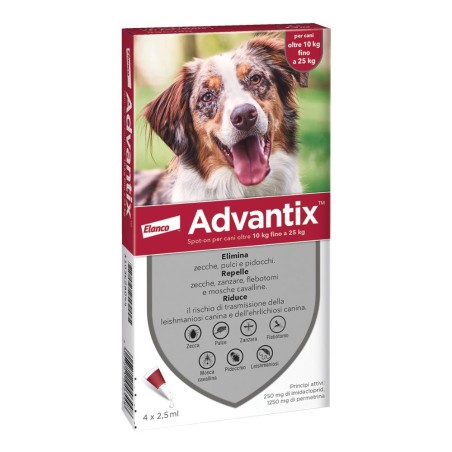 Advantix Spot-on Per Cani Oltre 10 Kg Fino A 25 Kg