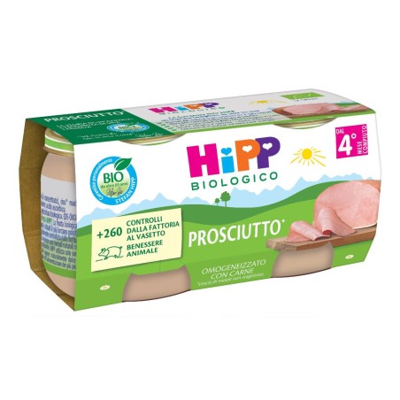 Hipp Bio Omogeneizzato Prosciutto 2 Pezzi Da 80 G