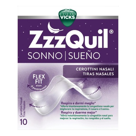 ZZZQUIL NASAL STRIPS 10PZ ZZZQUIL NASAL STRIPS 10PZ