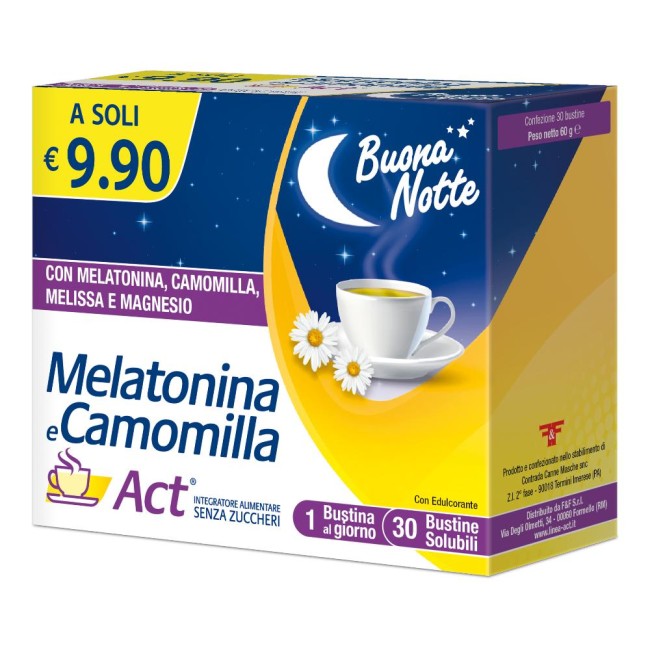 MELATONINA ACT +CAMOMIL 30BUST MELATONINA ACT +CAMOMIL 30BUST