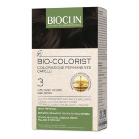 Bioclin Bio Colorist 3 Castani Sc Kit Composto Da Bio-colorist Crema Colorante Cap 3 50ml+bio-colorist Rilevatore Crema 75ml+ Bi