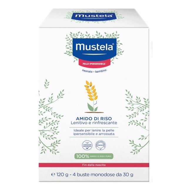 Mustela Amido Di Riso 4 Bustine Da 30 G
