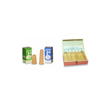 EFFEBI DITALI GOMMA TRASP 5