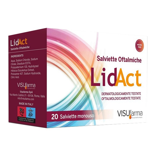 LIDACT SALVIETTE OFT MON 20PZ