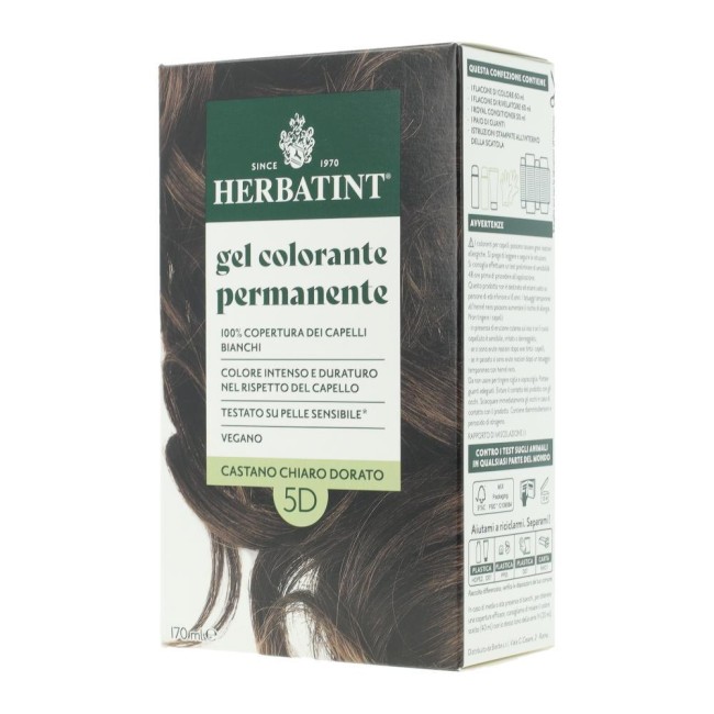 Herbatint 5d Castano Chiaro Dorato 170 Ml