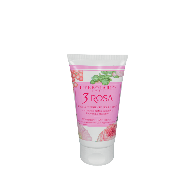 3 Rosa Crema Mani Nutriente 75 Ml Edizione Limitata