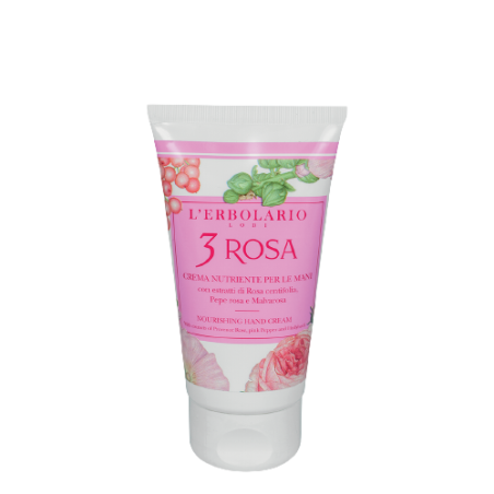 3 Rosa Crema Mani Nutriente 75 Ml Edizione Limitata