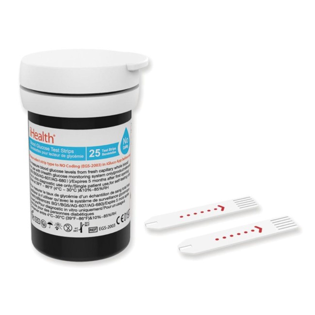 STRISCE GLICEMIA IHEALTH 25PZ