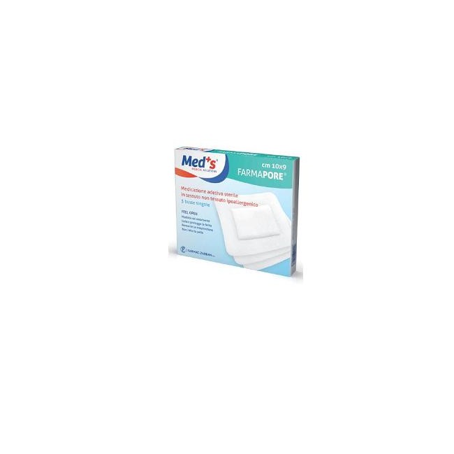 MEDS PORE MEDIC 10X12CM 5PZ