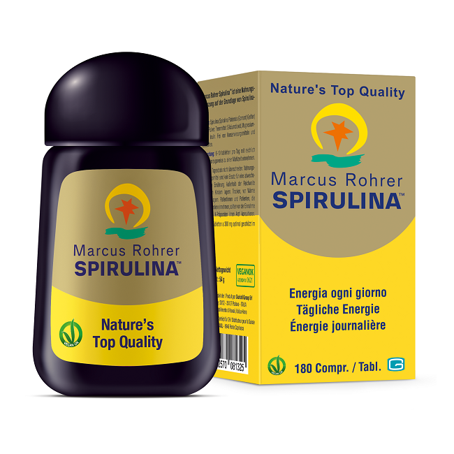 SPIRULINA MARCUS ROHRER 180CPR SPIRULINA MARCUS ROHRER 180CPR