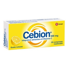 Cebion Masticabile Limone Vitamina C 500 Mg 20 Compresse