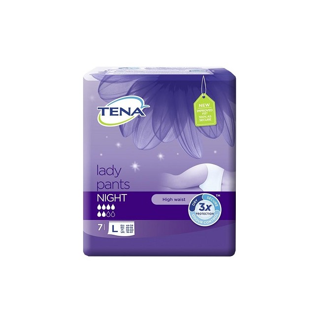 TENA LADY PANTS NIGHT L 7PZ