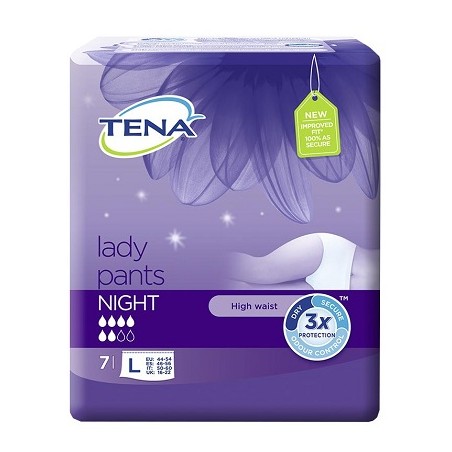 TENA LADY PANTS NIGHT L 7PZ